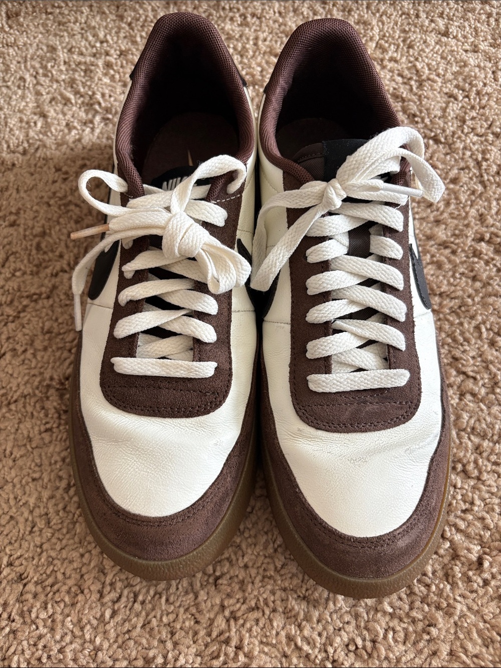 Nike Killshot Sneaker in White and Brown